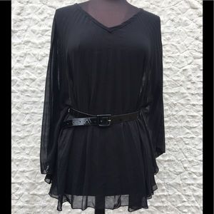 Black shirt/ poncho by k&c